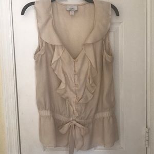 Very nice ruffle detail blouse from Loft